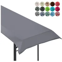 heimtexland Tischdecke Bierzeltgarnitur 90 x 240 cm Grau