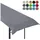 heimtexland Tischdecke Bierzeltgarnitur 90 x 240 cm Grau