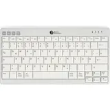 Bakker Elkhuizen BakkerElkhuizen UltraBoard 950 V2 Wireless, weiß/grau, USB/Bluetooth, UK (BNEU950WV2UK)