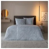 Estella Mako Jersey Bettwäsche 135x200 Amelie Silber Ornamente Paisley 6346-820