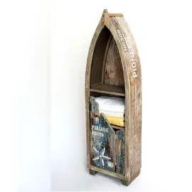 DanDiBo Ambiente Antik 7309 Badregal 0 x 0 cm Braun Holz