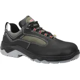 ELTEN LEN ESD S3 Damen und Herren, Leder/Textil, Stahlkappe, leicht, klassisch, Schwarz,