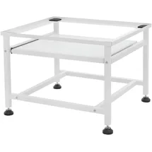 ML-Design Waschmaschinen-Untergestell mit Ablage, Weiß 62,5x53,5x45 cm