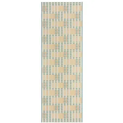 Kadima Design Rutschfester, pflegeleichter Outdoor-Teppich in Pastellfarben aus Polypropylen, `Fell`. 80x230 cm
