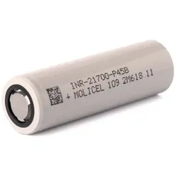 Molicel INR21700-P45B 4500mAh - 3,6V – 3,7V Flat Top 45A ungeschützt