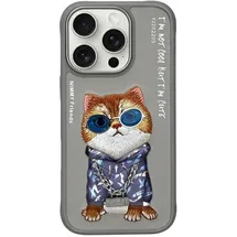 OEM iPhone 16 Pro Max Hülle grau