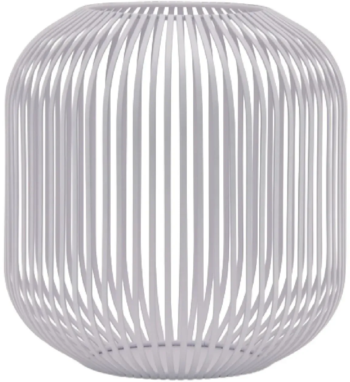 LC Home Lunaro L Windlichtkorb Metall lila – Dekolaterne, Teelichthalter & Kerzenhalter –27x27x28cm