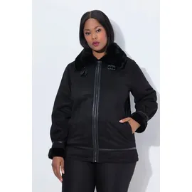 Ulla Popken Winterjacke schwarz L-XL