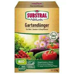 Substral Naturen BIO Gartendünger, natürlicher Dünger für Obst, Gemüse und Zierpflanzen, 1,7 kg, 82760