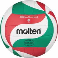 Molten Volleyball Miniball Weiß/Grün/Rot, Gr. 135g, Ø150 mm