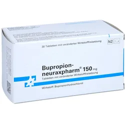 BUPROPION-neuraxpharm 150 mg Tab.verä.Wfrs. 30 St