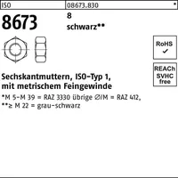 Industrial Quality Supplies Sechskantmutter ISO 8673 M 72 x