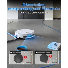 Ecovacs Deebot T50 Max Pro Omni weiß