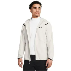 Under Armour Unstoppable Full-Zip Fleecejacke Weiß / Schwarz S