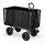 Relaxdays Bollerwagen schwarz