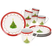 Mambocat Weihnachtstraum Frühstücksset 12-tlg. Weihnachten