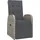 vidaXL Gartensessel 57,9 x 57,9 x 108 cm grau 1 St.