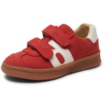 Bisgaard Klettschuhe Bay V Rot Rauleder, Größe:33, Farbauswahl:dunkelrot