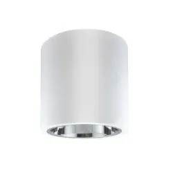 Licht-Erlebnisse Runde Bauhaus Deckenleuchte Deckenlampe für die Küche in Weiß