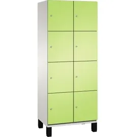 C+P Cambio Fächerschrank 80 x 52,5 x 198 Viridingrün