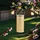 Marrakesch Orient & Mediterran Interior Marrakesch 2er Set Solarlaternen Solarlampen für außen mit Henkel aus Metall 30cm Groß | Boho Deko Outdoor Solar LED Laterne Wetterfest Bamba Weiss IP65 Wasserdicht als Gartendeko im Garten