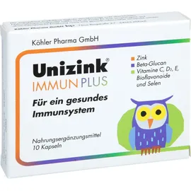 Köhler Pharma Unizink Immun Plus Kapseln 10 St.