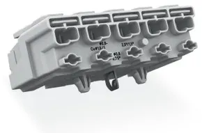 Wago 294-5155 Leuchtenanschlussklemme, Drücker extern, mit PE-Direktkontakt, weiß 2945155 - 250 Stück