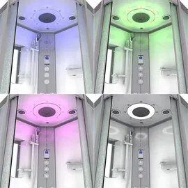 AcquaVapore Duschkabine Dusche D46-00M1 80x80 cm ohne 2K Scheiben Versiegelung