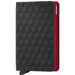 Secrid Kreditkartenetui Slimwallet optical black-red