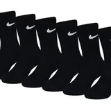 Nike Jungen Df Perf Basic Crew Socken, Black, 4/5 Jahre - 4-5 Jahre