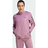 Adidas Own the Run Hooded Running Windbreaker Wonder Orchid XS