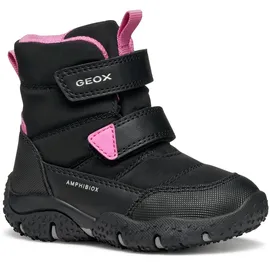 GEOX B Baltic Girl B ABX Klettstiefel Schwarz/Fuchsia 25