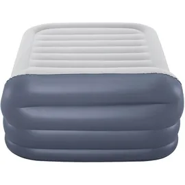 BESTWAY Luftbett SleekFlow mit Kopfteil & Luftpumpe Double XL/Hi 226 x 152 x 84 cm Aufblasbar Camping 67923