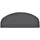 [en.casa] Stufenmatte 65 x 24 cm Dunkelgrau