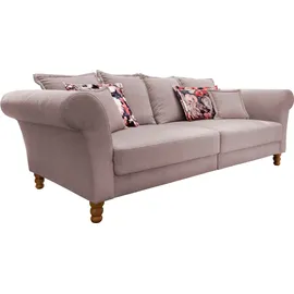 Home Affaire Big-Sofa HOME AFFAIRE "Tassilo Mega Sofa mit viel Platz, bequem durch Kaltschaum im Sitz", rosa (flamingo), B:266cm H:95cm T:110cm, 100% Polyester, Sofas, Big-Sofa