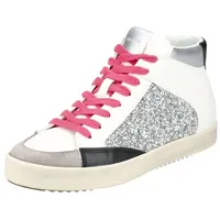 GEOX Damen D BLOMIEE H Sneaker, Silver/Rock, 39 EU