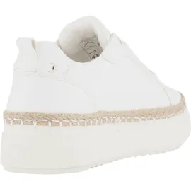 Mustang Damen Plateau Sneaker Weiß 37