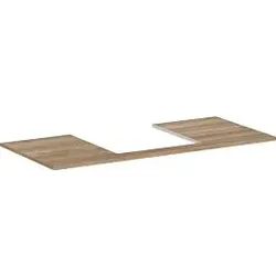 hansgrohe Xelu Q Konsole 54096230 1180 x 550 mm, Ausschnitt 500 x 480 mm, Eiche Natur