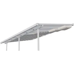 Palram - Canopia   Beschattung, Sonnensegel für 3x4.3 Terrassenüberdachung, weiß