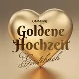 Independently published Unsere Goldene Hochzeit - Gästebuch: Deko zur Feier der Goldhochzeit - 50. Hochzeitstag - 50 Jahre - Geschenk Buch für Glückwünsche und Fotos der Gäste - Motiv: Herz Gold