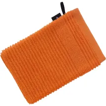 VOSSEN Waschhandschuh Tomorrow 16 x 22 cm Baumwolle Orange