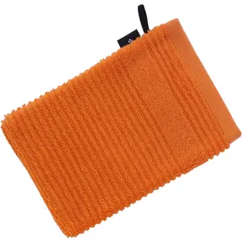 VOSSEN Waschhandschuh Tomorrow 16 x 22 cm Baumwolle Orange