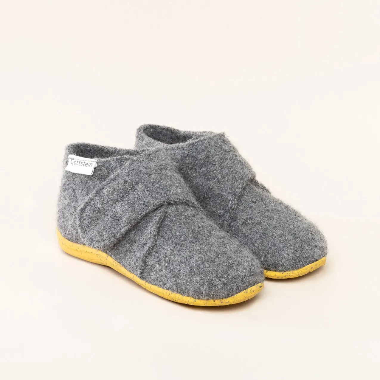 Gottstein Alpine Racer RU | Kinder Hausschuh | Farbe grey | Pantoffel in Größe 27 - grey - 27