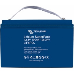 Victron Lithium SuperPack Batterien 12,8V/100Ah (M8) Hochstrom