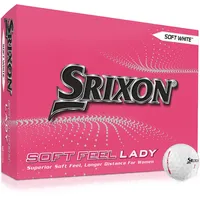 Srixon Soft Feel Lady8 - Golfbälle mit geringer Kompression - Dutzend Golfbälle für Damen - Golfgeschenke und Golfzubehör