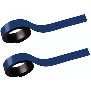 Maul Magnetstreifen 1 cm x 1 m Blau 6520337 2 Stück)