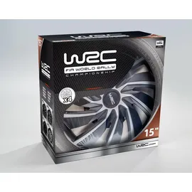WRC 007598 15 Zoll 4 Stück Grau/Schwarz