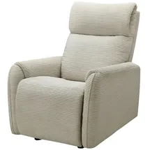 Uno Sessel mit Relaxfunktion Glen 77 x 102 x 97 cm Beige elektrisch