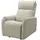 Uno Sessel mit Relaxfunktion Glen 77 x 102 x 97 cm Beige elektrisch