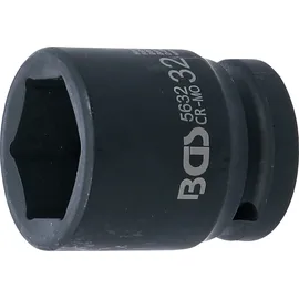 BGS Kraft-Steckschlüssel-Einsatz Sechskant Antrieb Innenvierkant 20 mm (3/4"), SW 32 mm